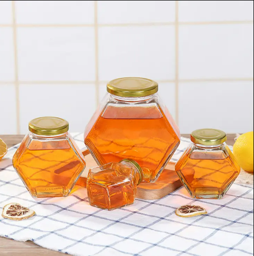 Perfect Honey/Jam Packaging Way  Choice - Hexagon Glass Jar